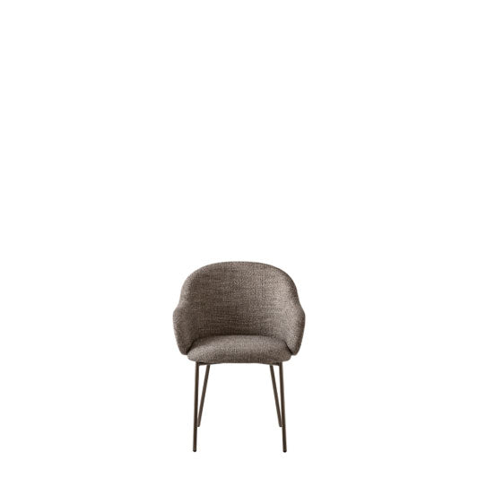 Calligaris Holly Fab Metal Dining Chair, shown against a white background.
