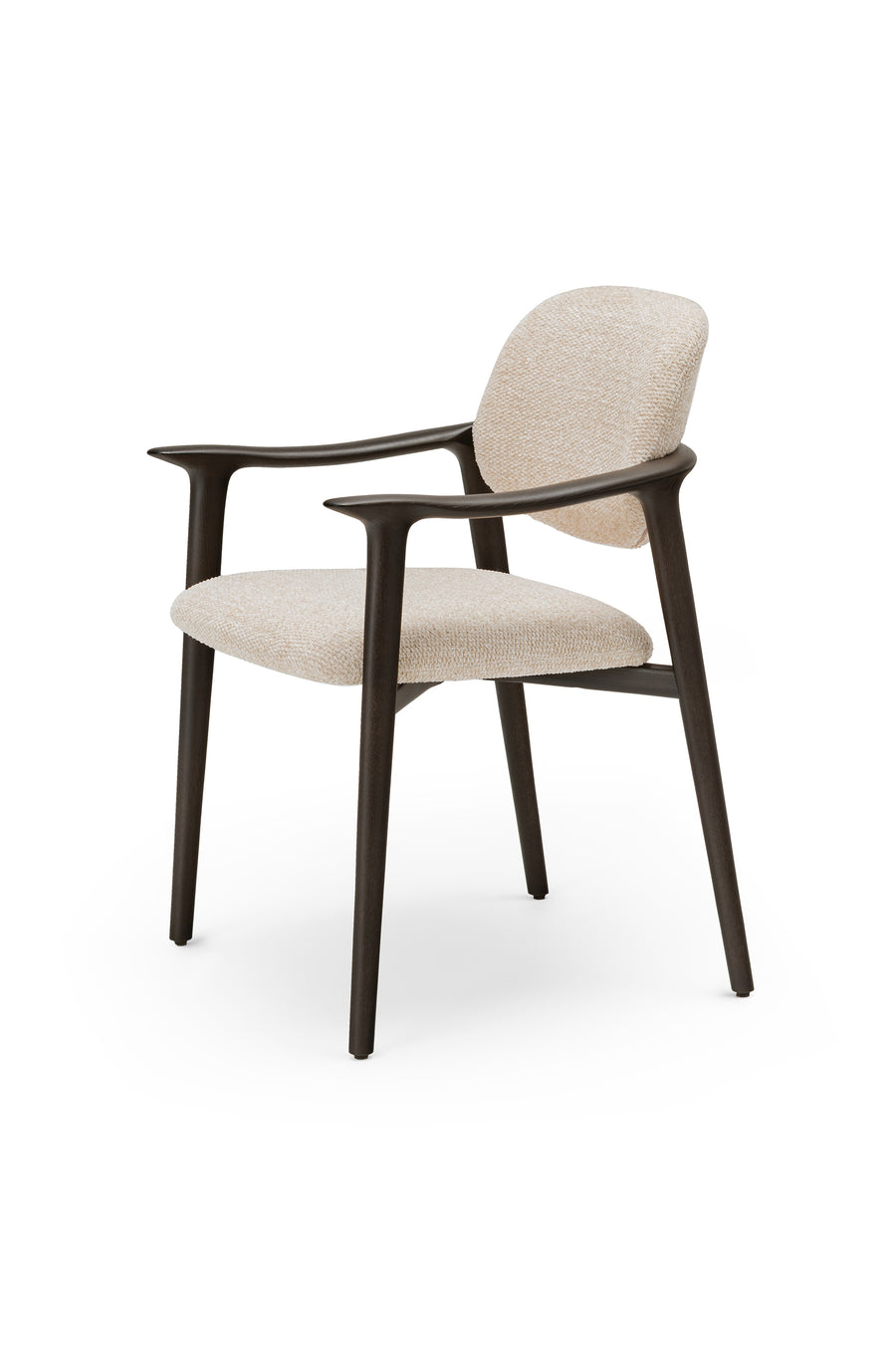 Cattelan Italia Giselle Dining Chair — main menu image — upholstered armchair on white
