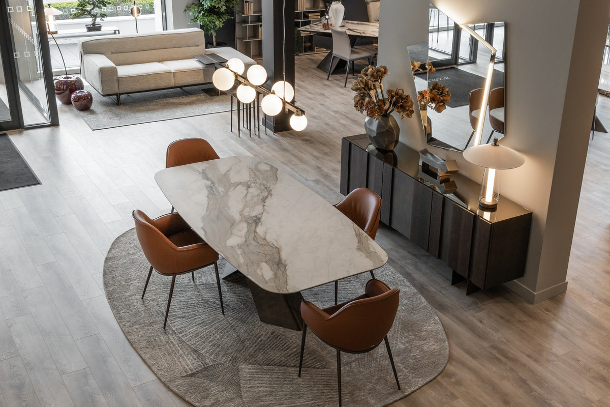 Furniture on display at the Fultons showroom