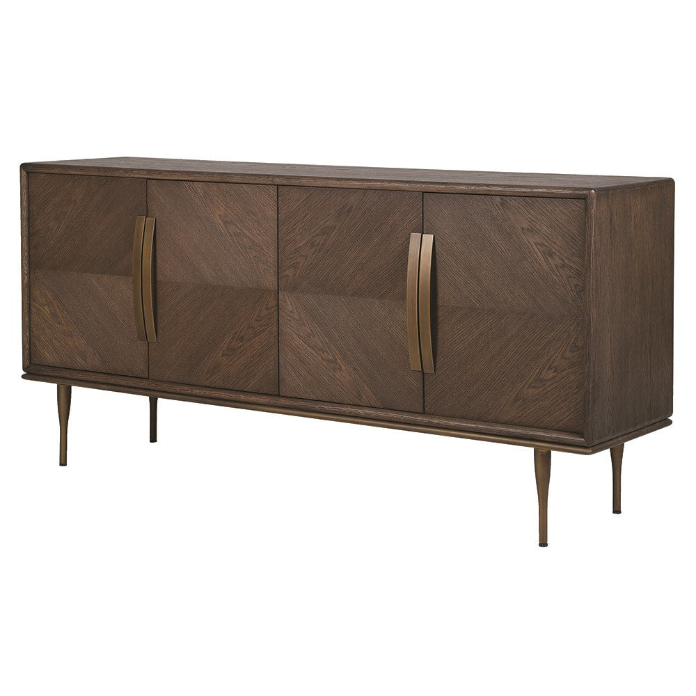 Ashford Chevron Four-Door Sideboard — view 1