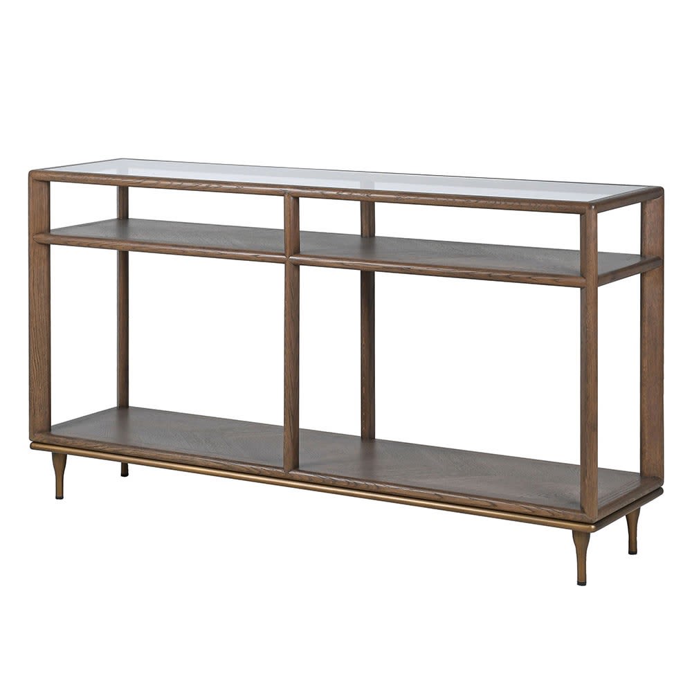 Ashford Glass-Top Console
