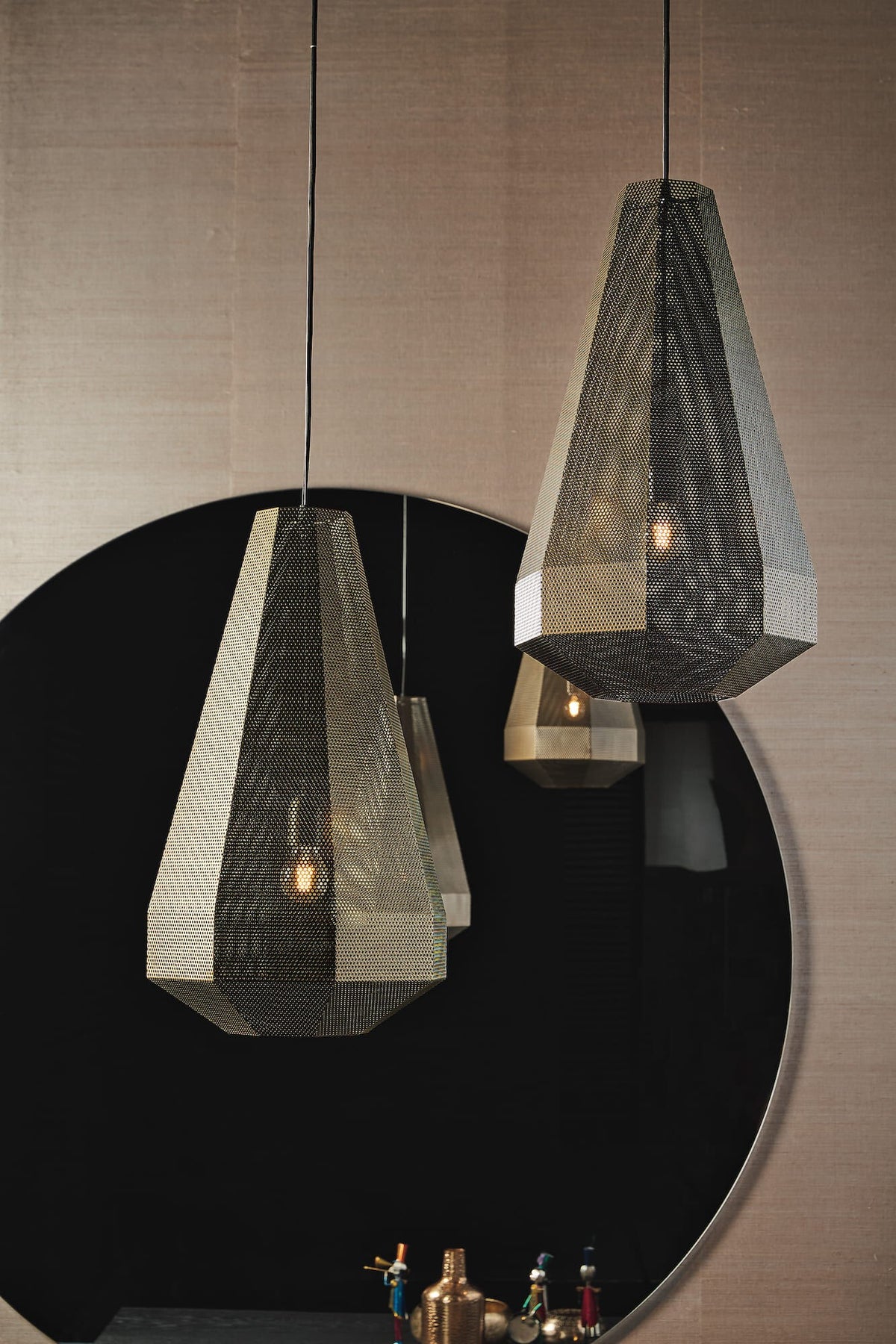 Tondo mirror — room setting