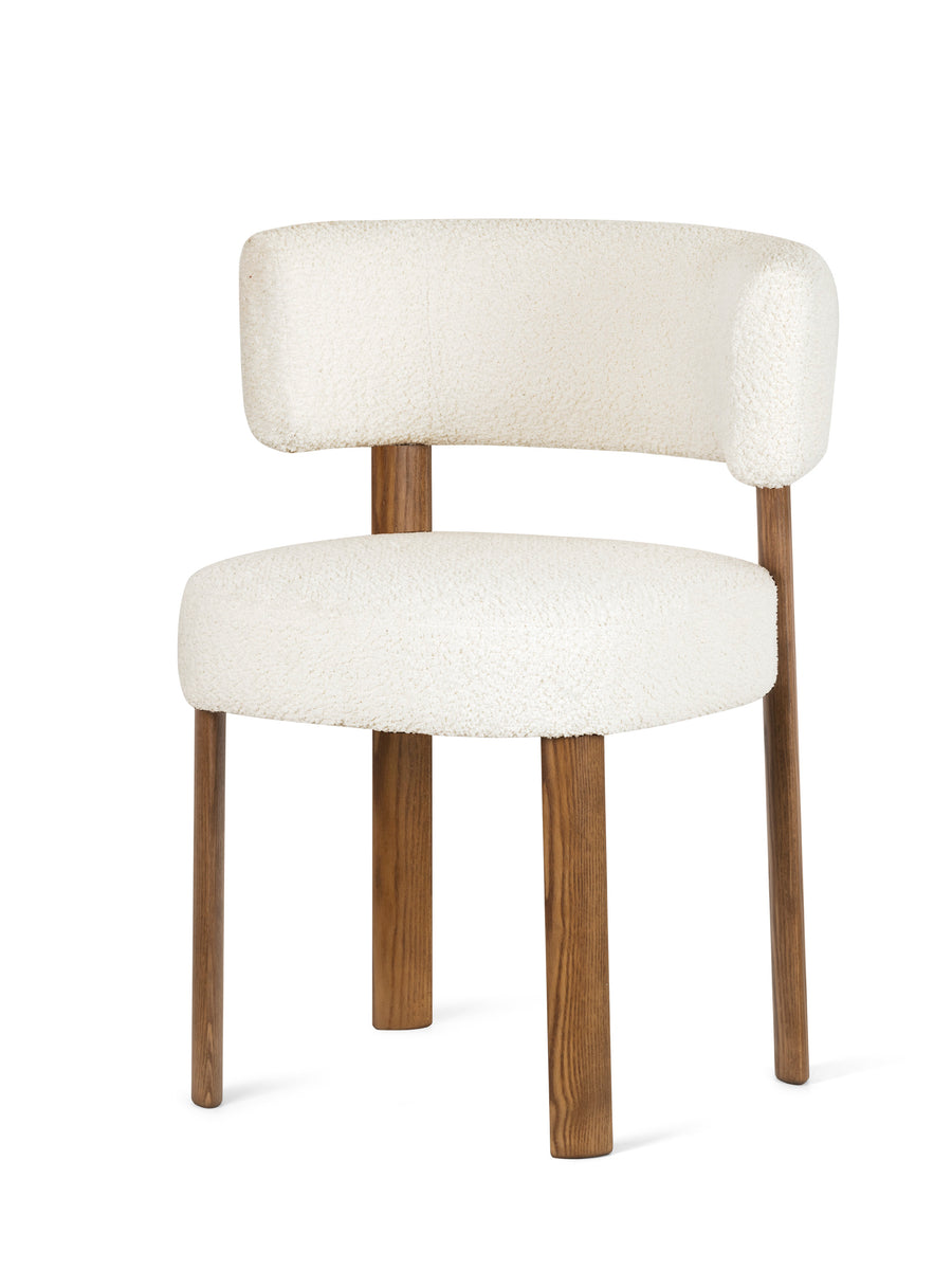 Calligaris Glen — Walnut frame; image upholstery T3X differs from ordered T3W.