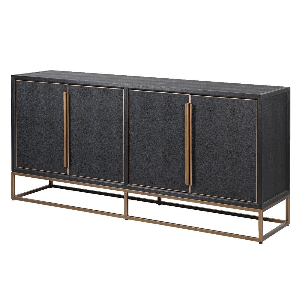 Keswick Black Four-Door Sideboard — view 1