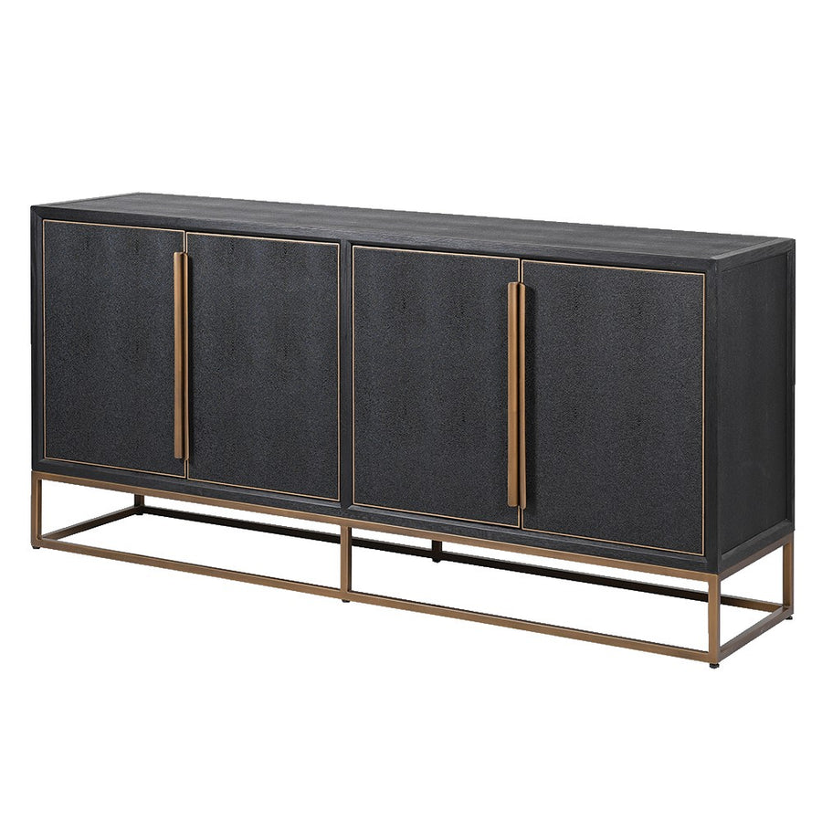 Keswick Black Four-Door Sideboard — view 1