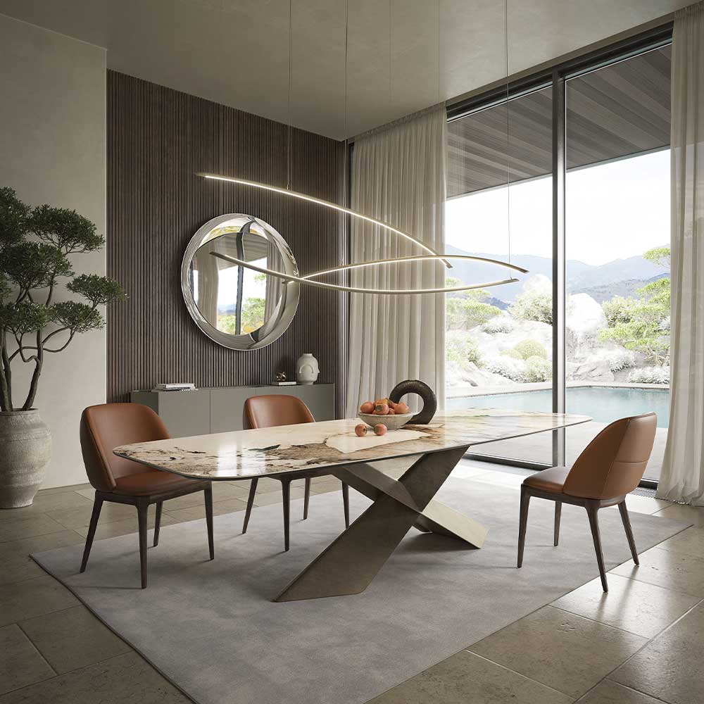 Tyron Keramik Dining Table lifestyle