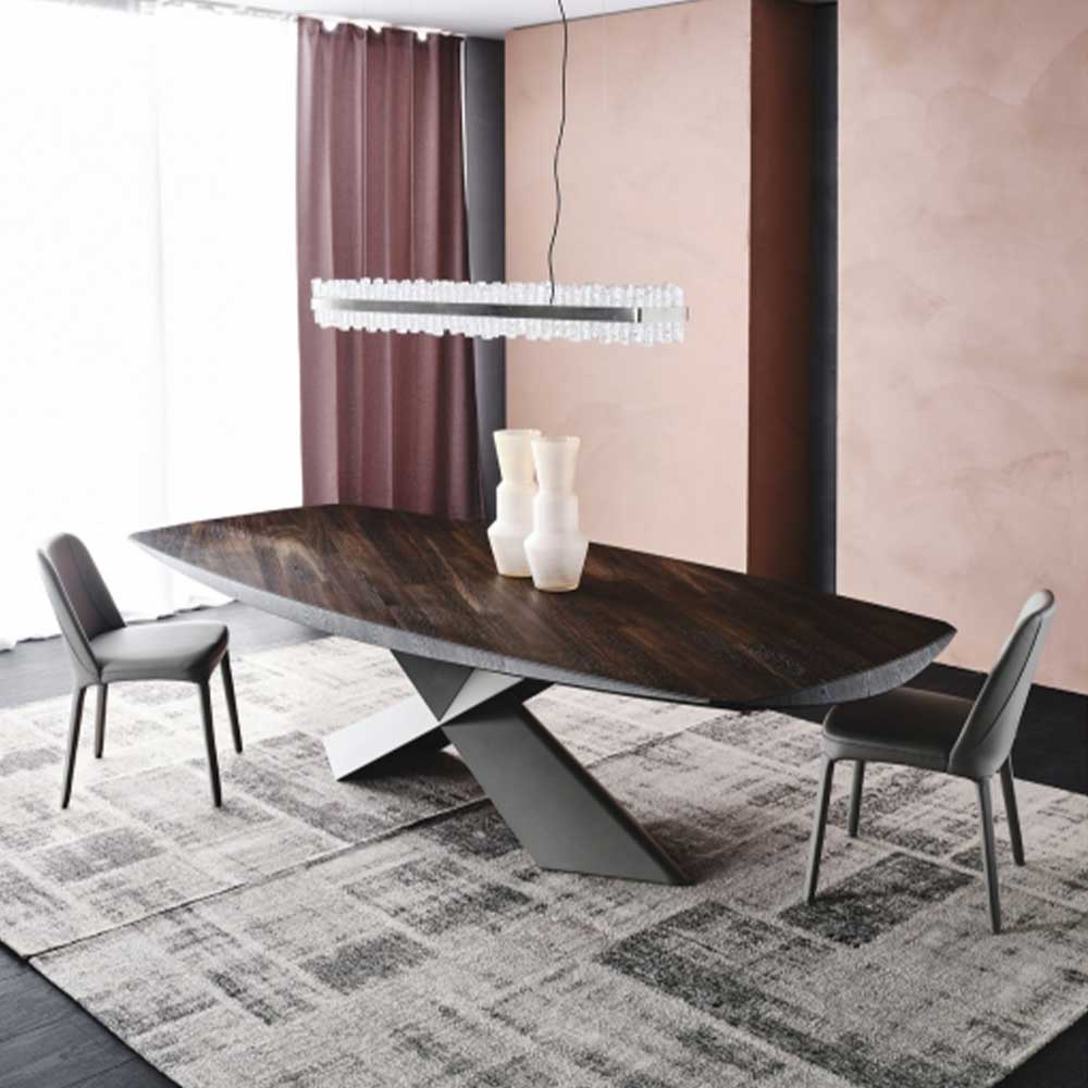 Tyron Wood Dining Table lifestyle