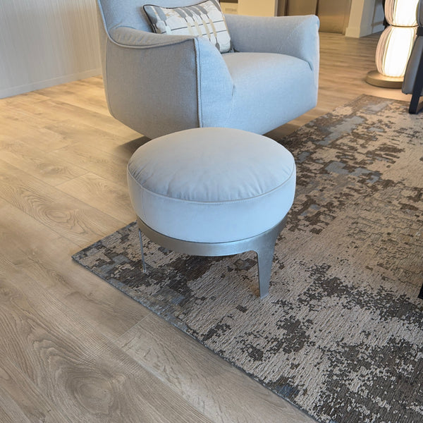 Natuzzi Italia Herman round ottoman — ex-display