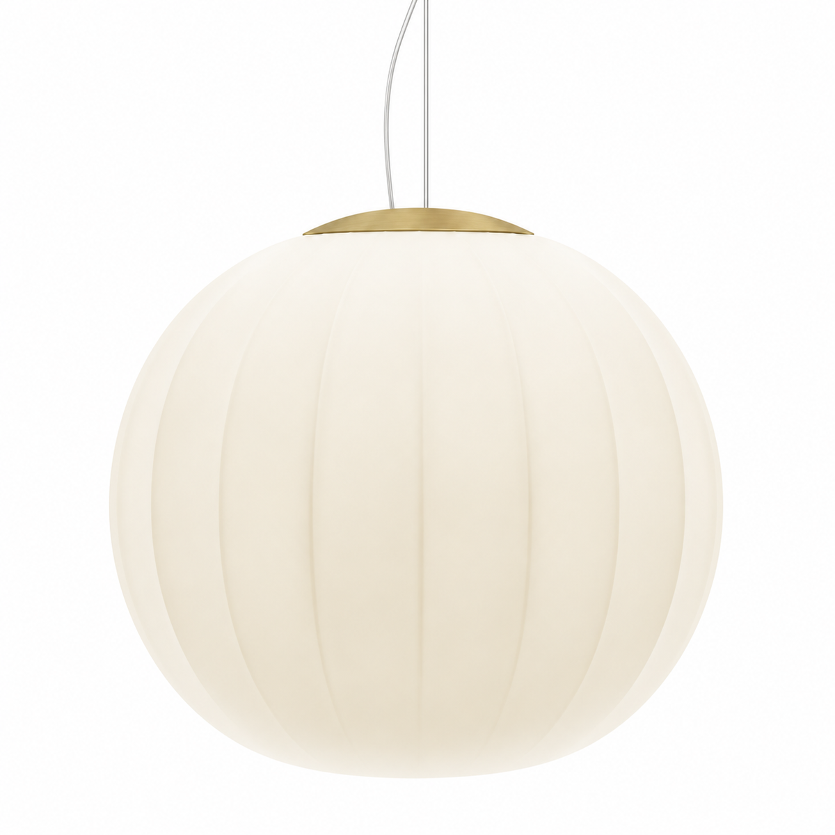 Luceplan Lita 42 brass pendant — close supplier detail for mobile; complete fixture shown in next image.