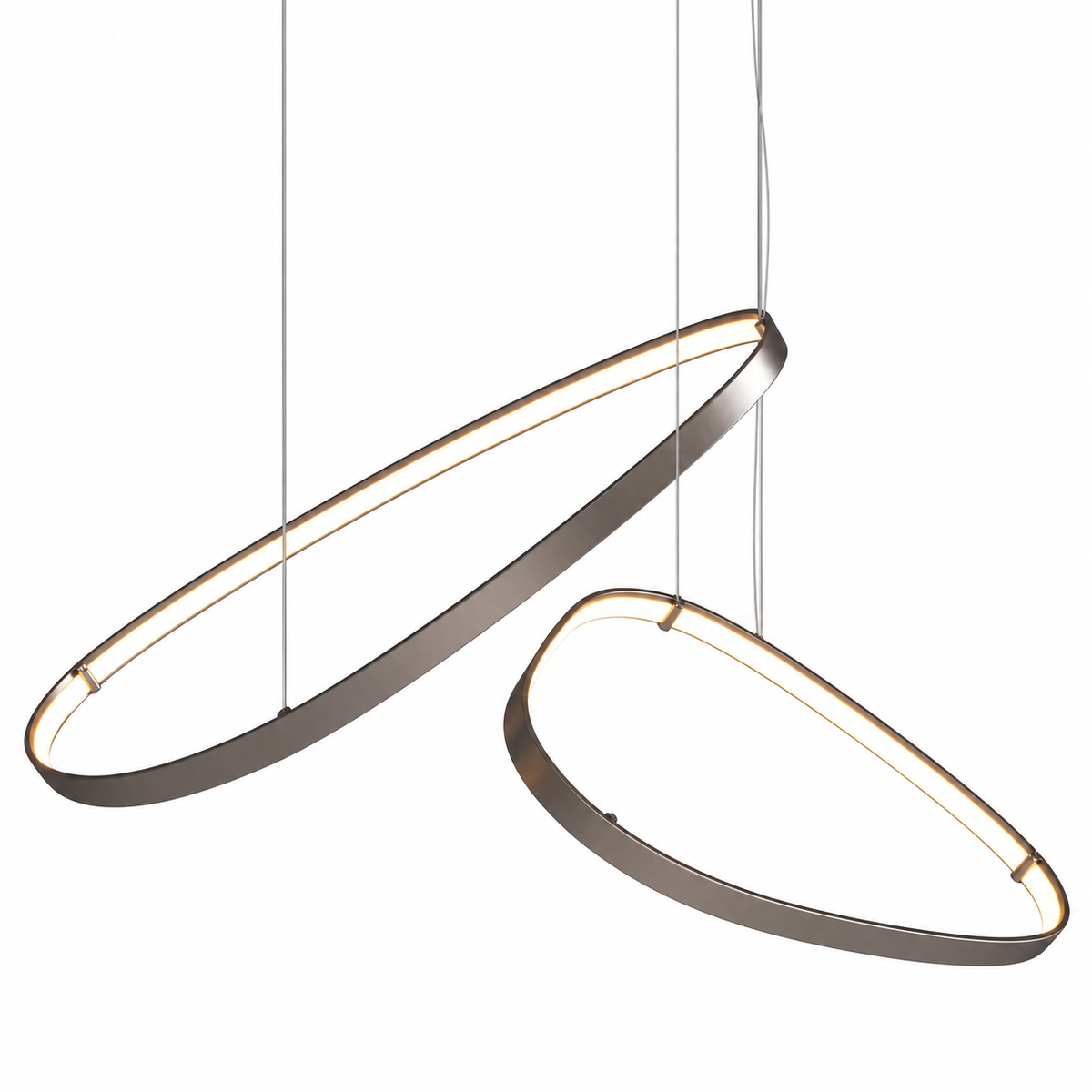Cattelan Italia Magellano — supplier cut-out of the two-loop arrangement on white.