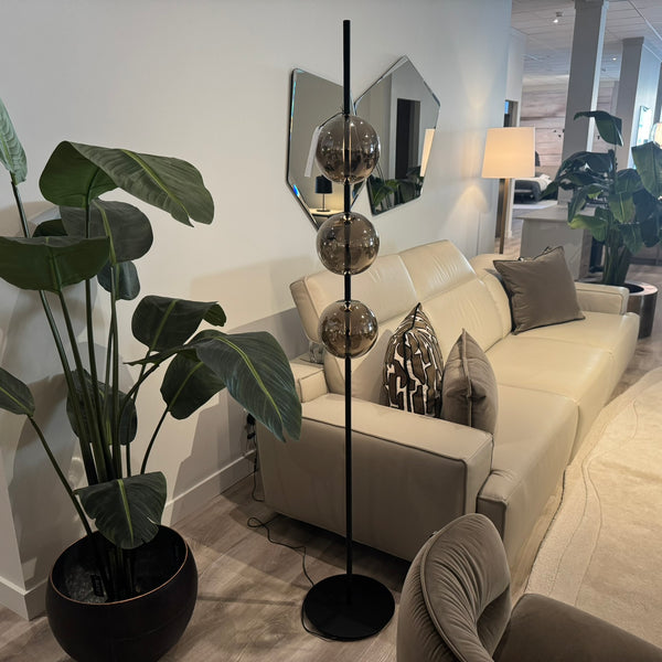 Bontempi Sferatus black floor lamp — clearance