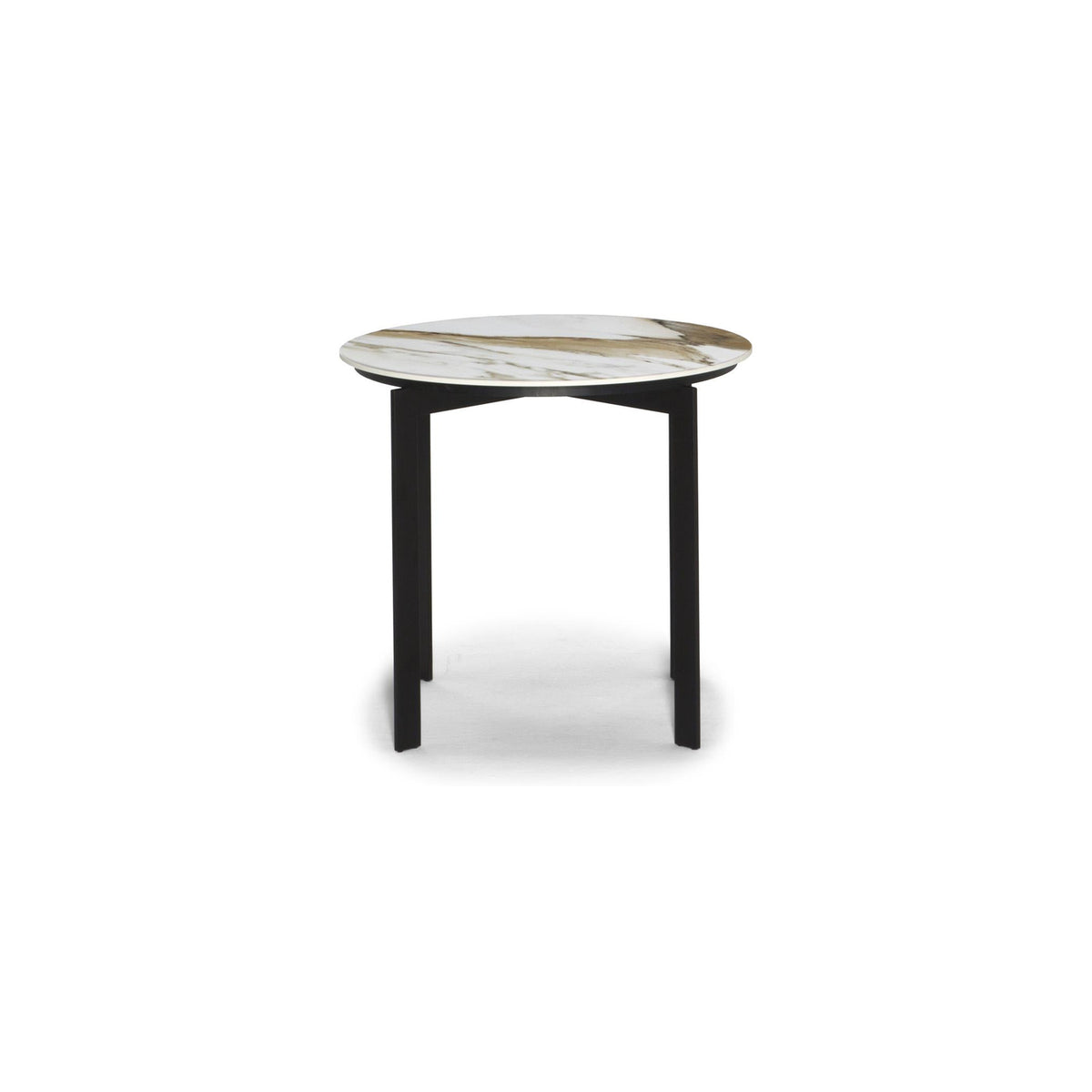Natuzzi Editions Wire — Calacatta Hermitage ceramic; Brown frame