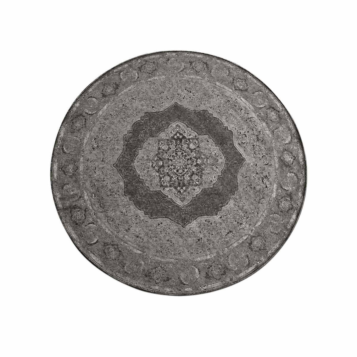 Cattelan Italia Chennai round rug - diameter 300 cm - supplier image, square canvas prepared with AI