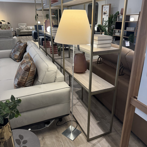 Luceplan Costanza telescopic floor lamp — Mystic White — clearance