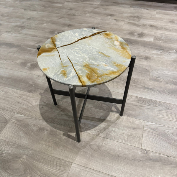 Ditre Italia Erys round table — Spiderman marble — clearance