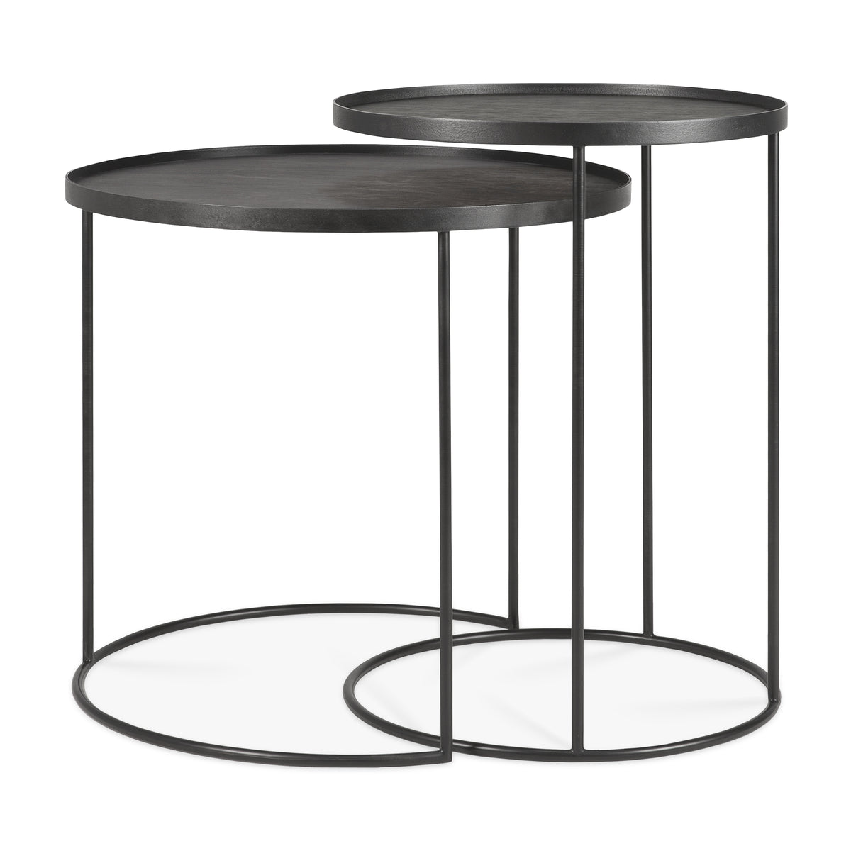 Round Tray Side Table Set by Ethnicraft