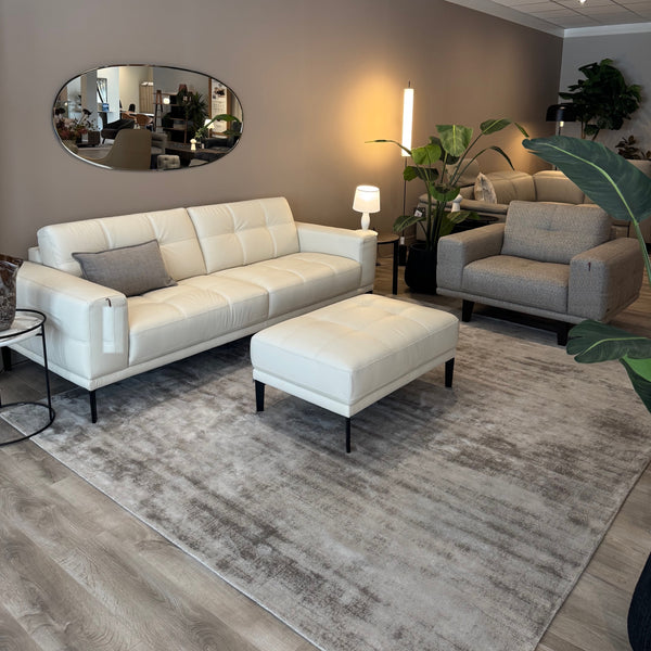 Natuzzi Editions Toledo sofa, armchair and stool set — ex-display
