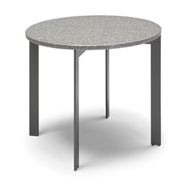 Natuzzi Editions Wire round side table — White/anthracite — clearance