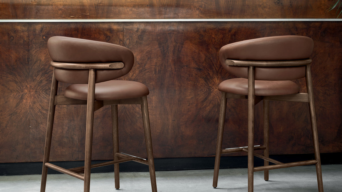 Calligaris Oleandro Stool Wood - manufacturer gallery view 1