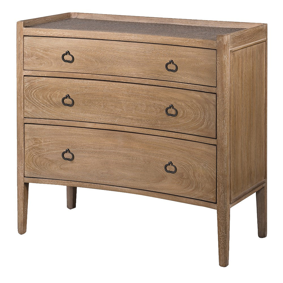 Rutland Three-Drawer Chest — full product view