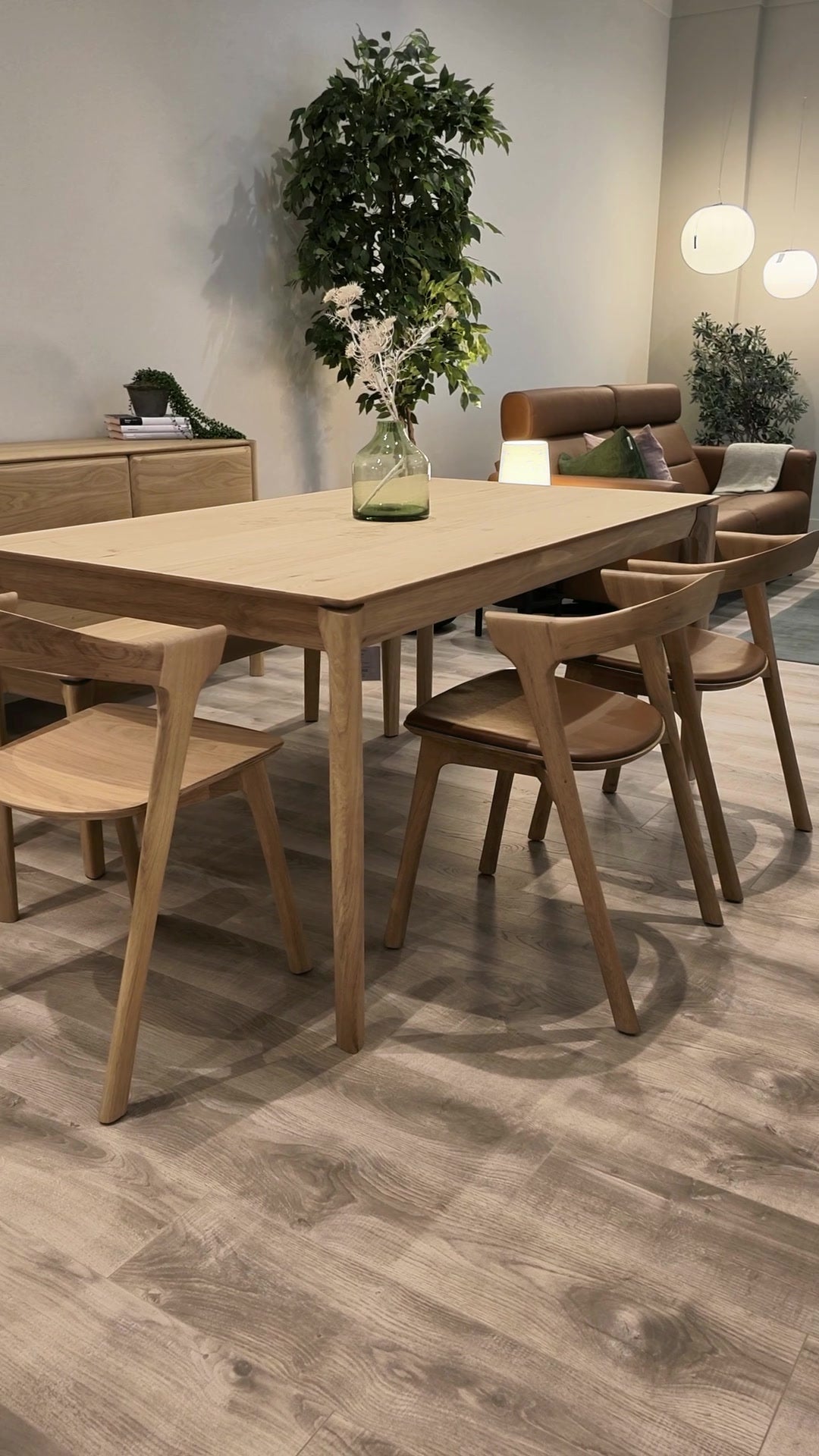 New dining and occasional furniture in the Fultons showroom